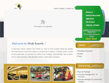 Tablet Screenshot of modiresorts.com